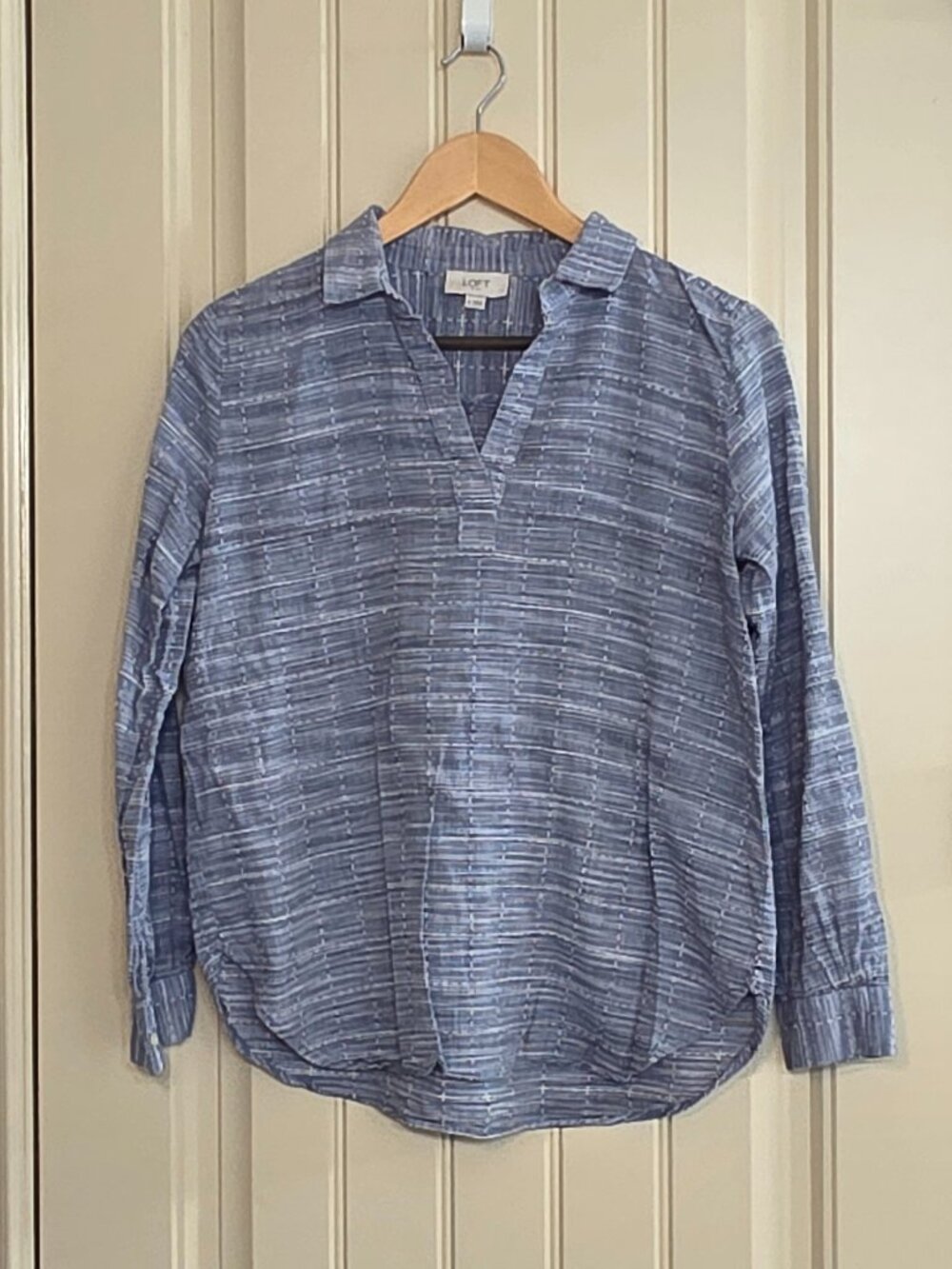 Loft Chambray Top